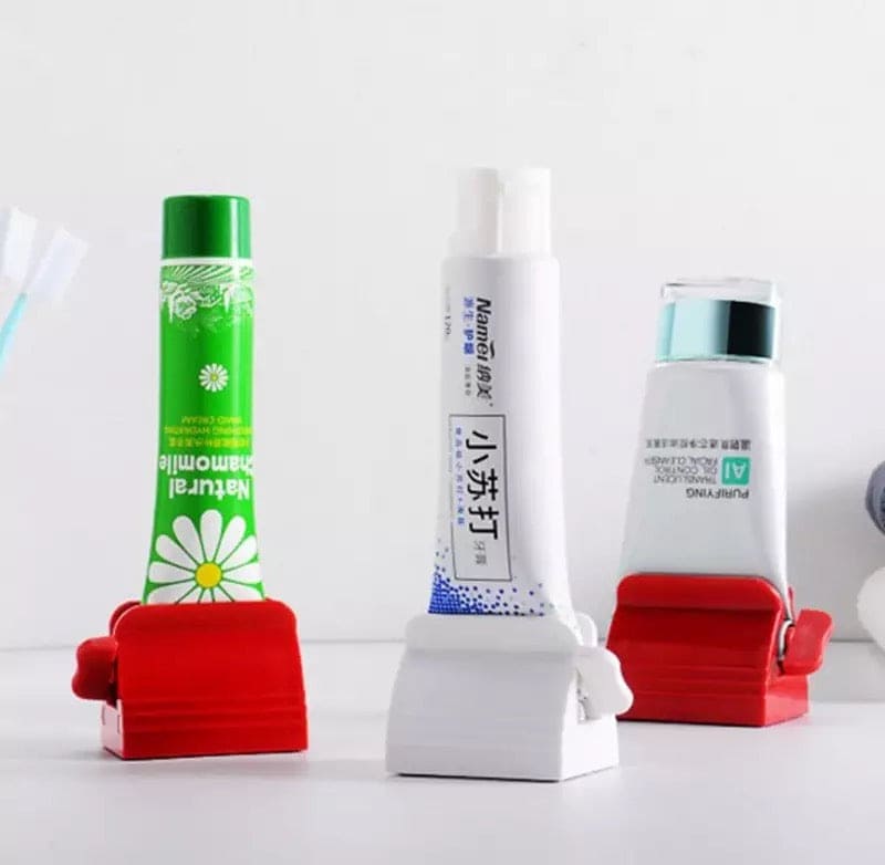 Toothpaste Tube Squeezer Roller, Multifunctional Tube Holder, Rotate Plastic Squeezer Roller, Manual Extruder Toothpaste Clip Toothpaste Tube Squeezer Roller, Multifunctional Tube Holder, Rotate Plastic Squeezer Roller, Manual Extruder Toothpaste Clip